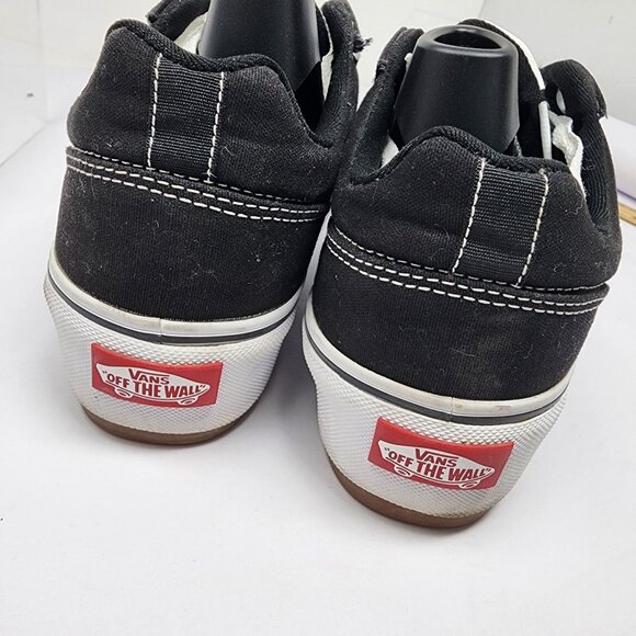 Vans Womens Size 8 Seldan Platform Low-Top Black Canvas Sneakers - Picture 5 of 12